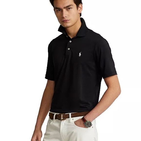 Polo Ralph Lauren Men's Classic-Fit Performance Polo Shirt in Polo Black Size XL